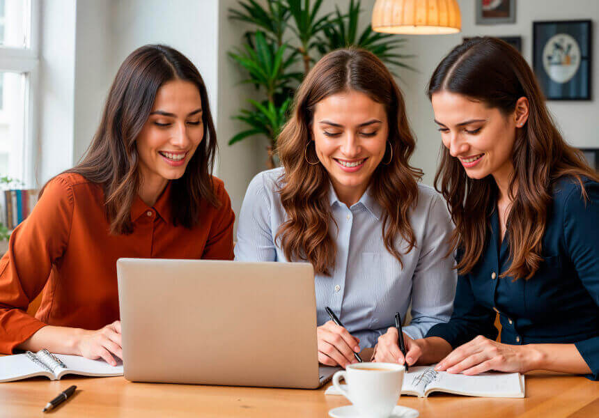 Équipe Chananee travaillant sur des projets innovants