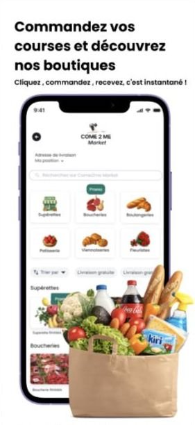 Come2Me — courses et market