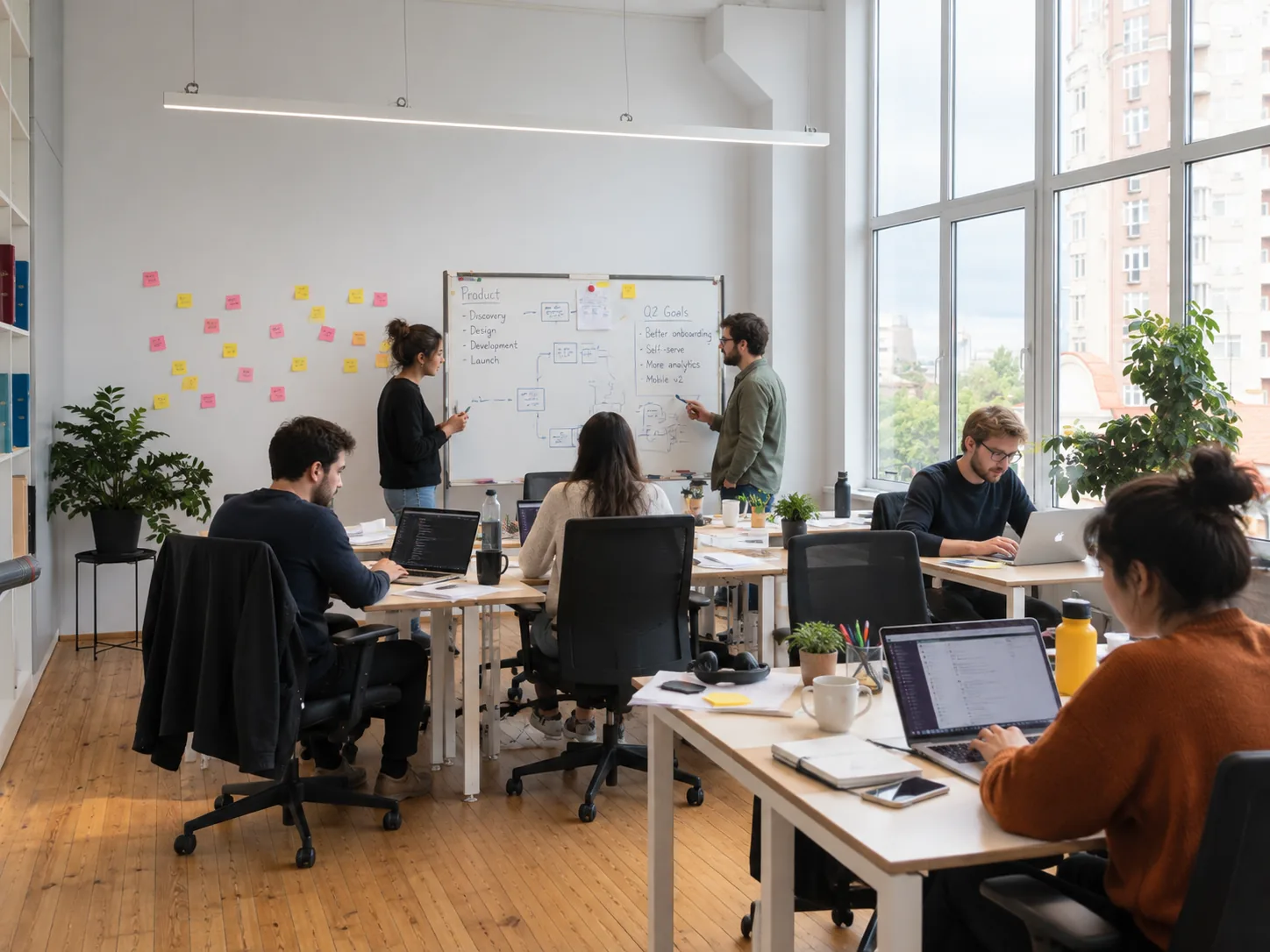 L’équipe Chananee au travail