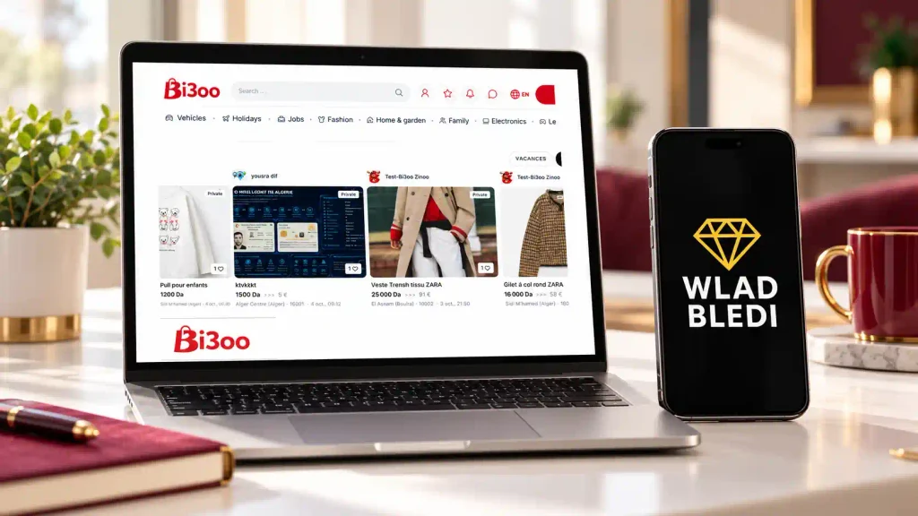 Réalisations de Chananee en Algérie : application Wlad Bledi et site Bi3oo